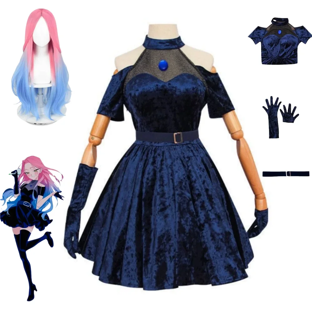 Anime Cosplay Blue Hair - Costume Cosplay Mizi 2026 Anime Alien