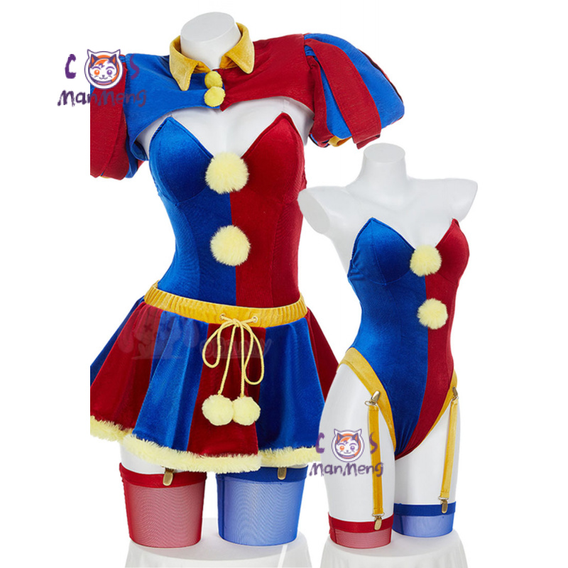 Anime Cosplay Jumpsuit - Anime Incredibile Joker Girl Circo Digitale