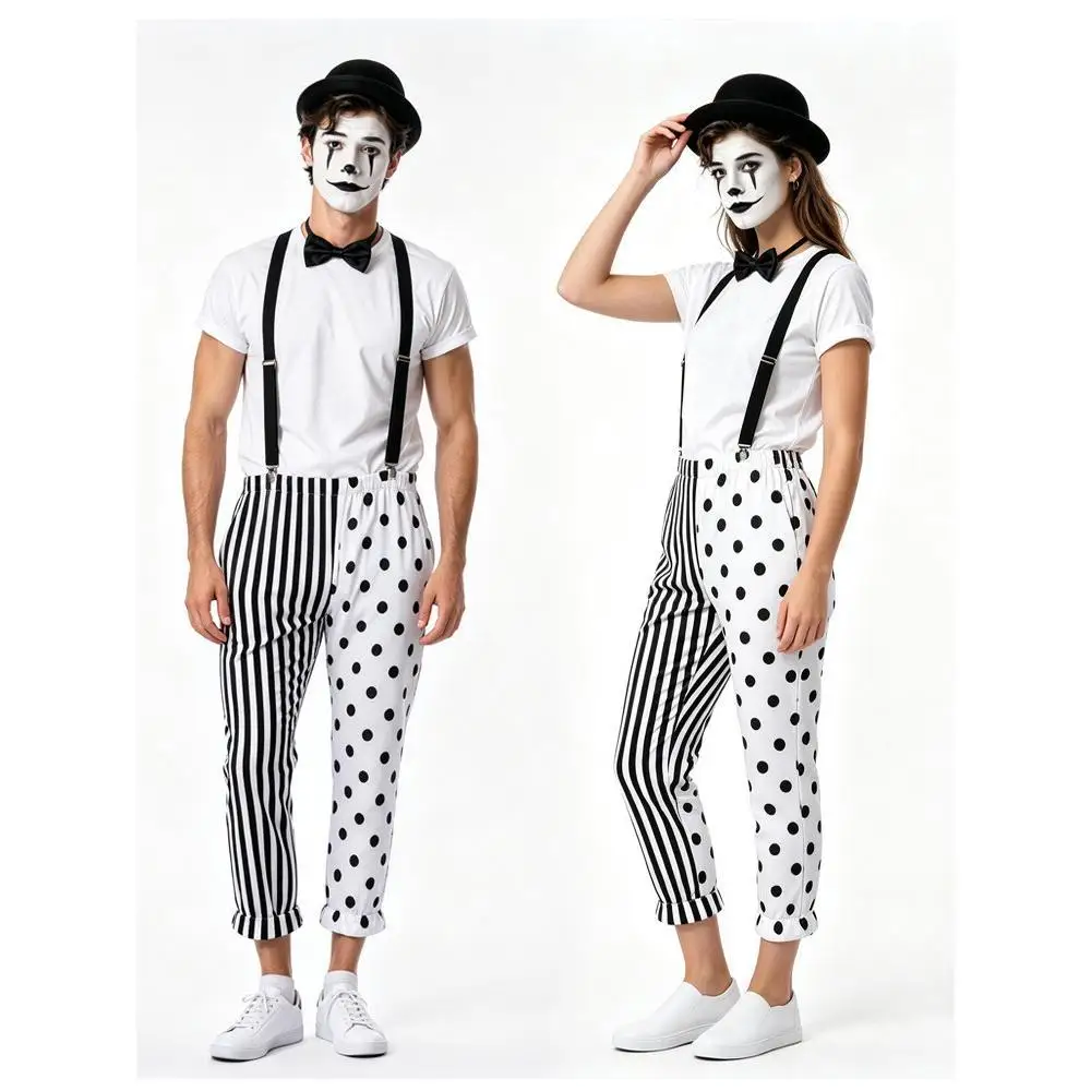 Set di Pagliacci Bianco e Nero - Anime Cosplay Couple recensione e prezzo