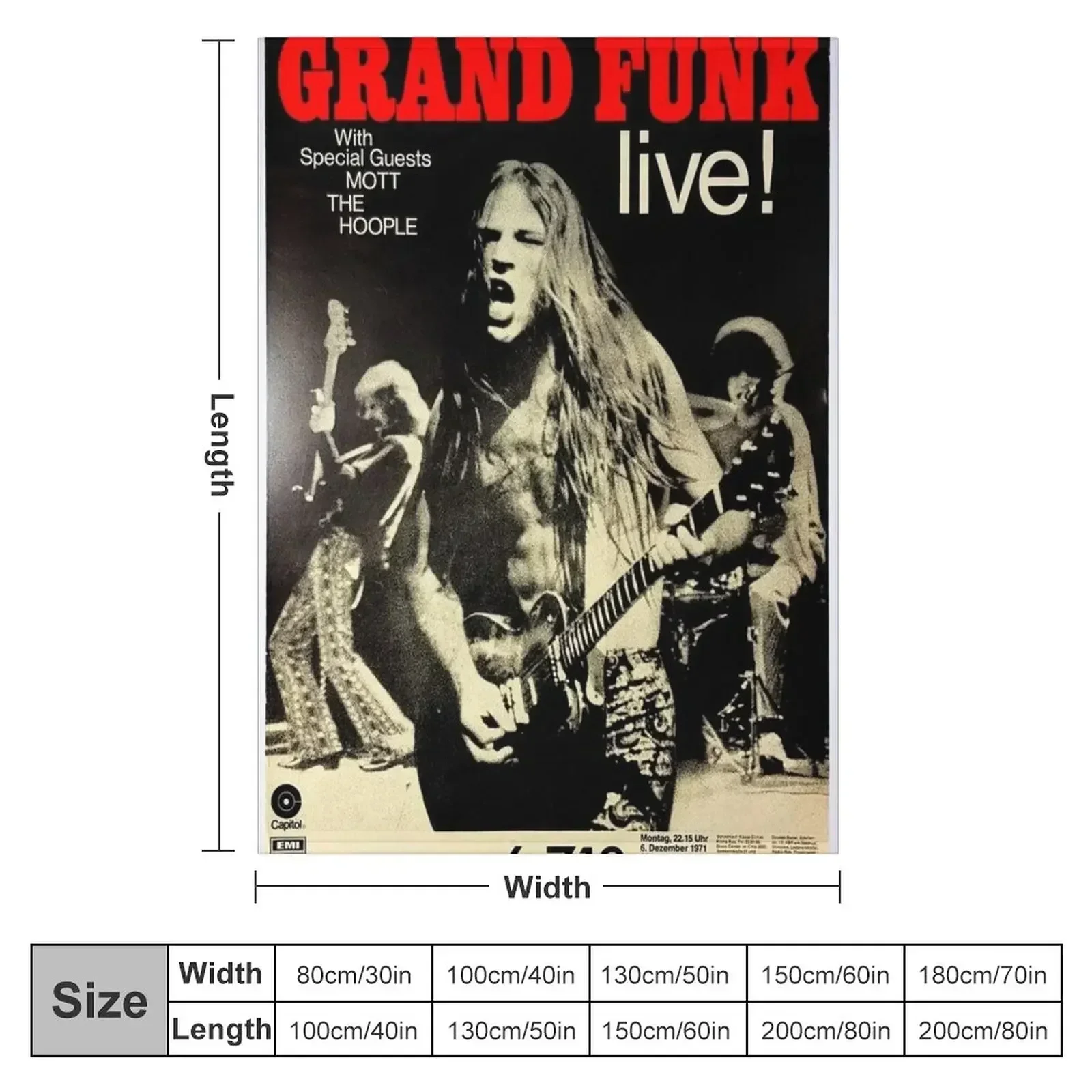 Grand Funk - Poster del Concer - Anime Cosplay Idea recensione e prezzo